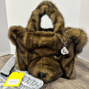 Marc Jacobs Brown Faux Fur Tote